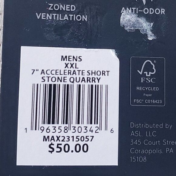 VRST Mens Accelerate Short Size XXL 7" Inch Inseam Stone Quarry Beige NEW Liner - Picture 8 of 11